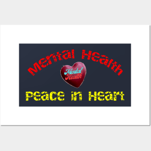 Peaceful Mind Shirt Line Posters and Art